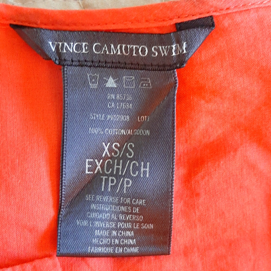 Lightly Lined Euc Tunic, Button Up
